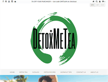 Tablet Screenshot of detoxmetea.com
